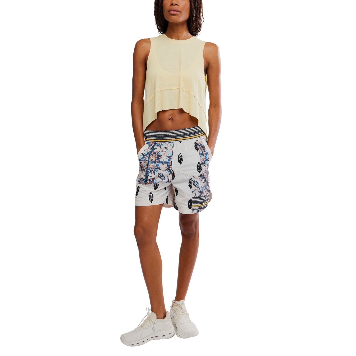 FP Movement 02. WOMENS APPAREL - WOMENS SS SHIRTS - WOMENS TANK ACTIVE Women's Tempo Tank 7804 SUNLIT YELLOW