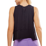 FP Movement 02. WOMENS APPAREL - WOMENS SS SHIRTS - WOMENS TANK ACTIVE Women's Tempo Tank 0010 BLACK