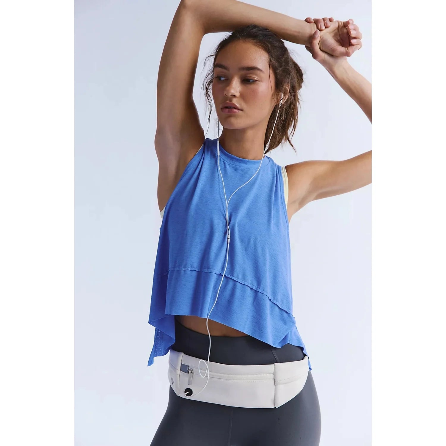 FP Movement 02. WOMENS APPAREL - WOMENS SS SHIRTS - WOMENS TANK ACTIVE Women's Tempo Tank 4021 RIVIERA BLUE