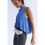 FP Movement 02. WOMENS APPAREL - WOMENS SS SHIRTS - WOMENS TANK ACTIVE Women's Tempo Tank 4021 RIVIERA BLUE
