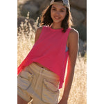 FP Movement 02. WOMENS APPAREL - WOMENS SS SHIRTS - WOMENS TANK ACTIVE Women's Tempo Tank 6184 HIBISCUS