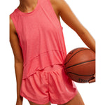 FP Movement 02. WOMENS APPAREL - WOMENS SS SHIRTS - WOMENS TANK ACTIVE Women's Tempo Tank 6184 HIBISCUS