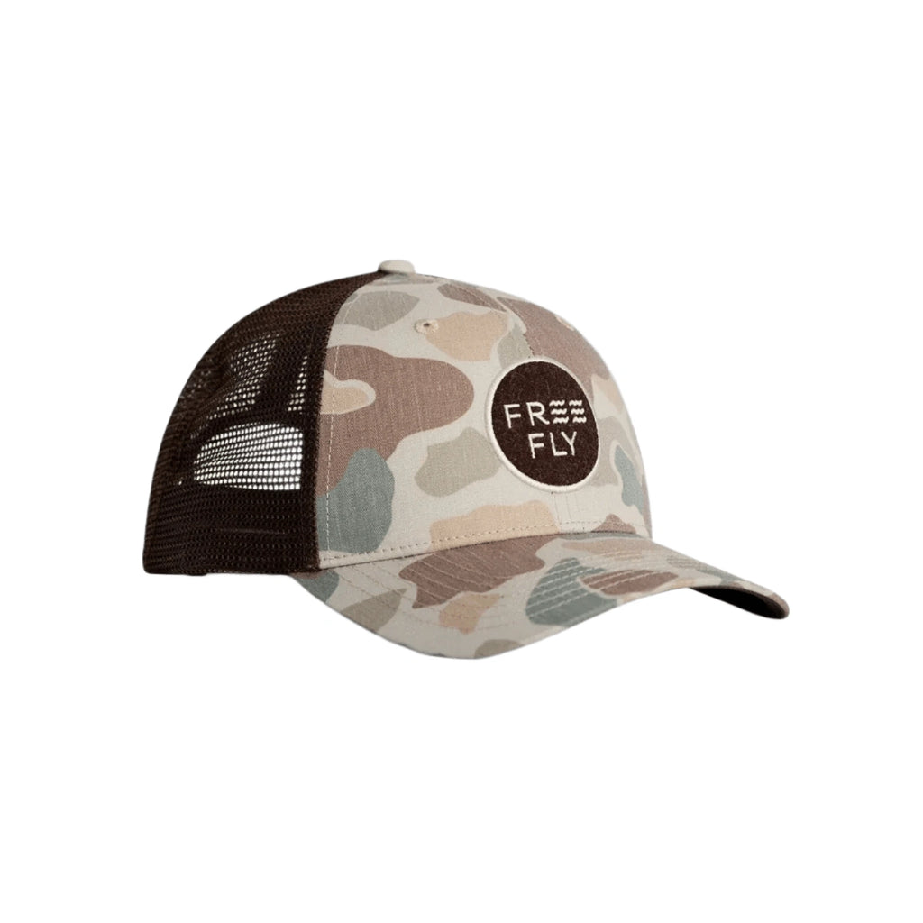 Camo Trucker Hat Free Fly Apparel - VINTAGE / OS