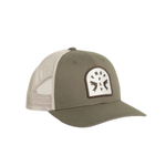 Free Fly Apparel HATS - HATS BILLED - HATS BILLED Doubled Up Trucker Hat CAPERS GREEN M