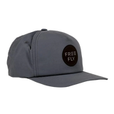 Free Fly Apparel HATS - HATS BILLED - HATS BILLED Drifter Snapback Hat GRAPHITE