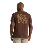 Free Fly Apparel 01. MENS APPAREL - MENS T-SHIRTS - MENS T-SHIRT SS Dueling Reds Pocket Tee HEATHER CHESTNUT