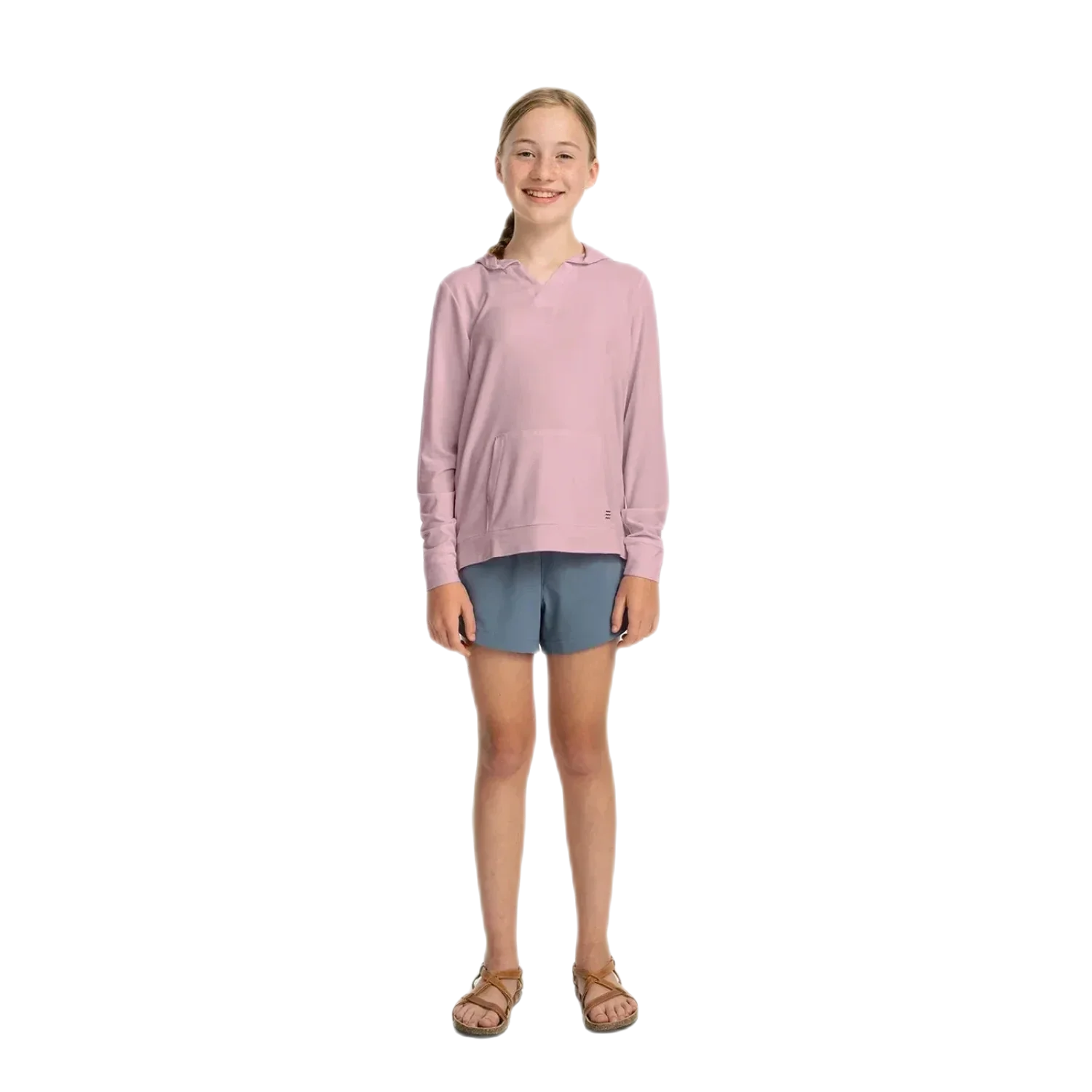 Free Fly Apparel 03. KIDS|BABY - KIDS - KIDS TOPS Girls' Bamboo Shade Hoodie LILAC