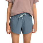 Free Fly Apparel 03. KIDS|BABY - KIDS - KIDS BOTTOMS Girls' Pull-On Breeze Short PACIFIC BLUE