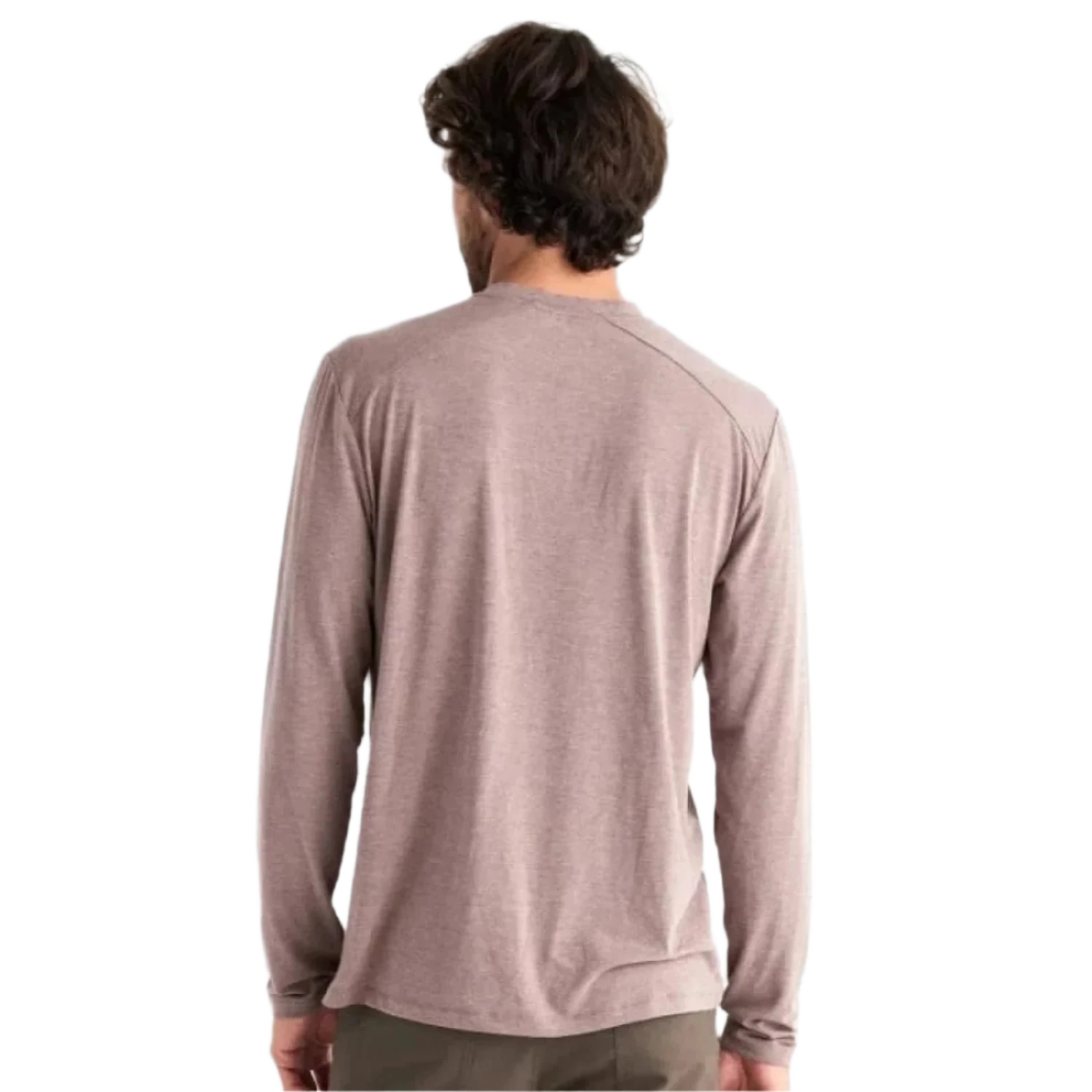 Free Fly Apparel 01. MENS APPAREL - MENS LS SHIRTS - MENS LS CASUAL Men's Bamboo Flex Long Sleeve Henley MUSTANG