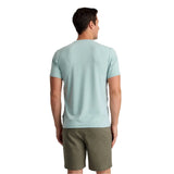 Free Fly Apparel 01. MENS APPAREL - MENS SS SHIRTS - MENS SS ACTIVE Men's Bamboo Flex Pocket Tee HEATHER OCEAN MIST