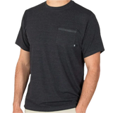 Free Fly Apparel 01. MENS APPAREL - MENS SS SHIRTS - MENS SS ACTIVE Men's Bamboo Flex Pocket Tee HEATHER BLACK