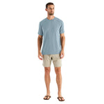 Free Fly Apparel 01. MENS APPAREL - MENS SS SHIRTS - MENS SS ACTIVE Men's Bamboo Flex Pocket Tee HEATHER TIDE