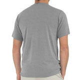 Free Fly Apparel 01. MENS APPAREL - MENS SS SHIRTS - MENS SS ACTIVE Men's Bamboo Flex Pocket Tee HEATHER GRAPHITE