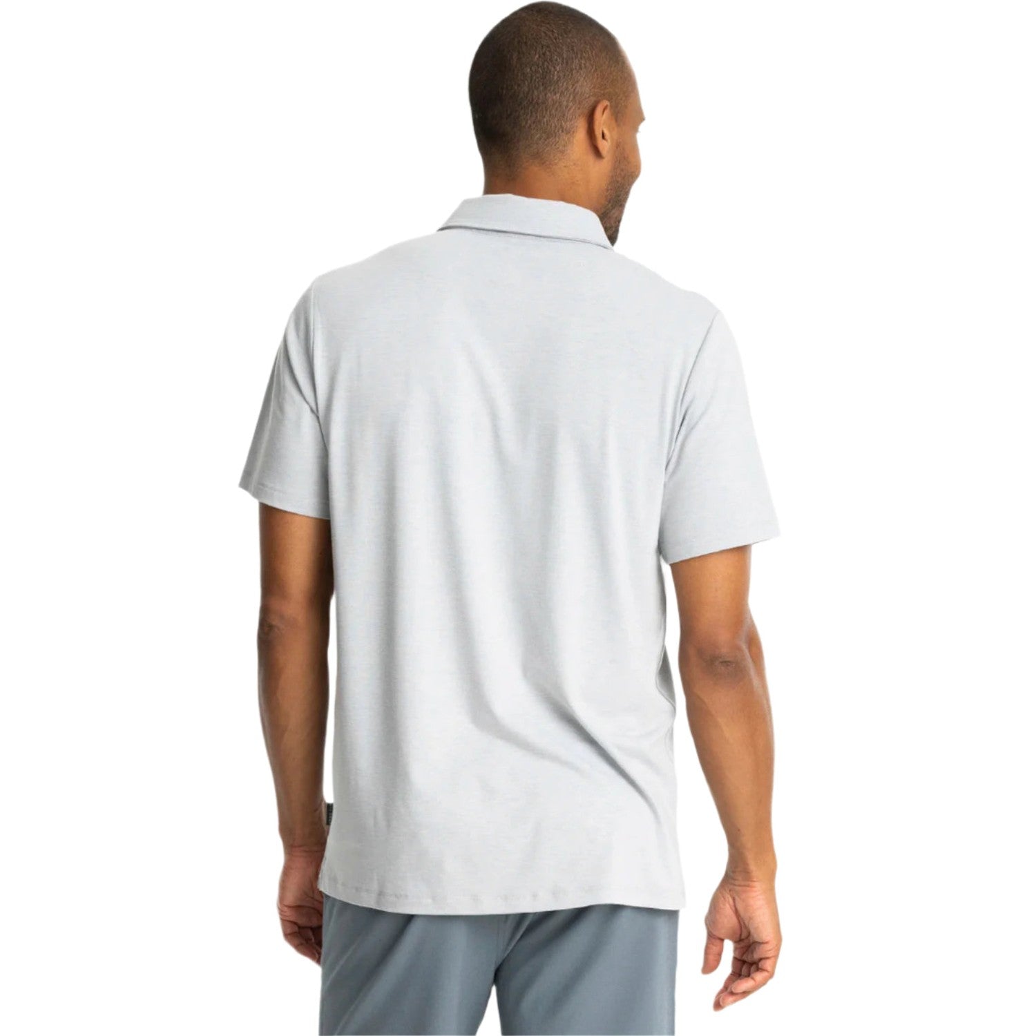 Free Fly Apparel 01. MENS APPAREL - MENS SS SHIRTS - MENS SS POLO Men's Bamboo Flex Polo II HEATHER ASPEN GREY