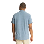 Free Fly Apparel 01. MENS APPAREL - MENS SS SHIRTS - MENS SS POLO Men's Bamboo Flex Polo II HEATHER DEEPWATER