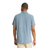 Free Fly Apparel 01. MENS APPAREL - MENS SS SHIRTS - MENS SS POLO Men's Bamboo Flex Polo II HEATHER DEEPWATER