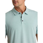 Free Fly Apparel 01. MENS APPAREL - MENS SS SHIRTS - MENS SS POLO Men's Bamboo Flex Polo II HEATHER OCEAN MIST