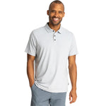 Free Fly Apparel 01. MENS APPAREL - MENS SS SHIRTS - MENS SS POLO Men's Bamboo Flex Polo II HEATHER ASPEN GREY