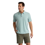 Free Fly Apparel 01. MENS APPAREL - MENS SS SHIRTS - MENS SS POLO Men's Bamboo Flex Polo II HEATHER OCEAN MIST