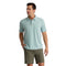 Free Fly Apparel 01. MENS APPAREL - MENS SS SHIRTS - MENS SS POLO Men's Bamboo Flex Polo II HEATHER OCEAN MIST