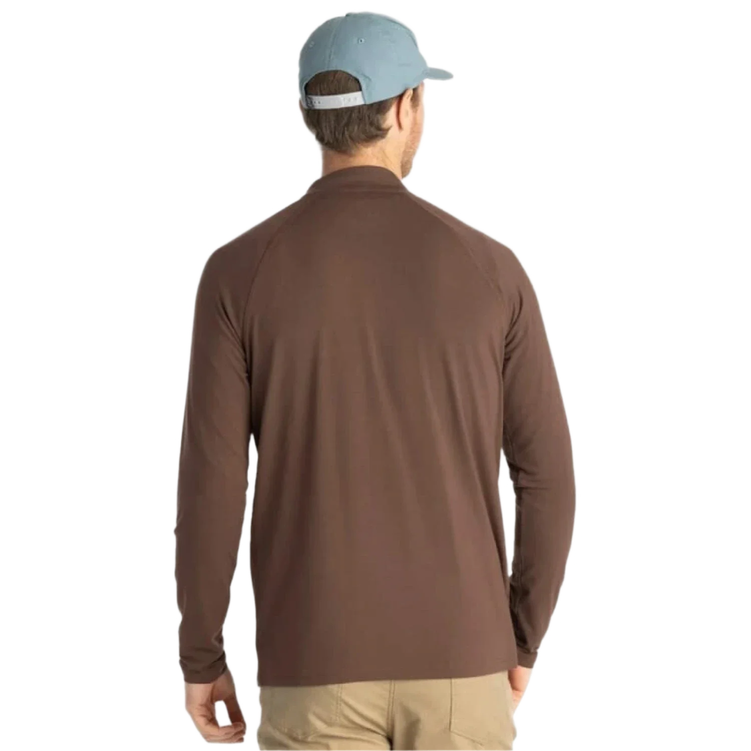 Free Fly Apparel 01. MENS APPAREL - MENS LS SHIRTS - MENS LS CASUAL Men's Bamboo Flex Quarter Zip MUSTANG