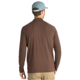 Free Fly Apparel 01. MENS APPAREL - MENS LS SHIRTS - MENS LS CASUAL Men's Bamboo Flex Quarter Zip MUSTANG