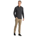 Free Fly Apparel 01. MENS APPAREL - MENS LS SHIRTS - MENS LS CASUAL Men's Bamboo Flex Quarter Zip FATIGUE