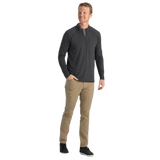 Free Fly Apparel 01. MENS APPAREL - MENS LS SHIRTS - MENS LS CASUAL Men's Bamboo Flex Quarter Zip FATIGUE