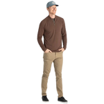 Free Fly Apparel 01. MENS APPAREL - MENS LS SHIRTS - MENS LS CASUAL Men's Bamboo Flex Quarter Zip MUSTANG