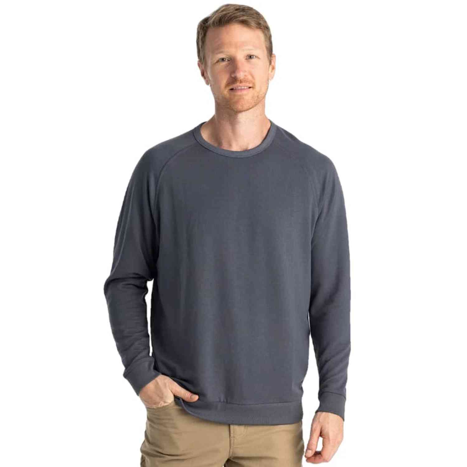 Men’s Bamboo Lightweight Fleece Crew Free Fly Apparel