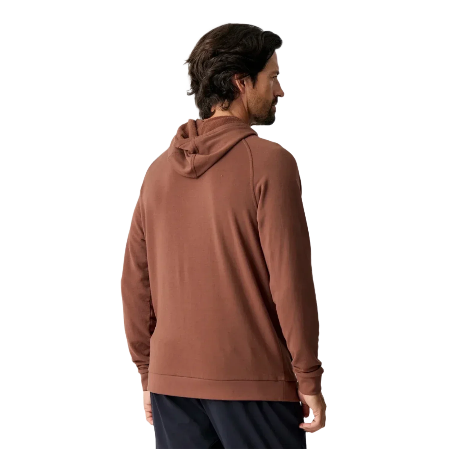 Free Fly Apparel 01. MENS APPAREL - MENS HOODIES|SWEATERS - MENS PO HOODY Men's Bamboo Lightweight Fleece Hoody CHESTNUT