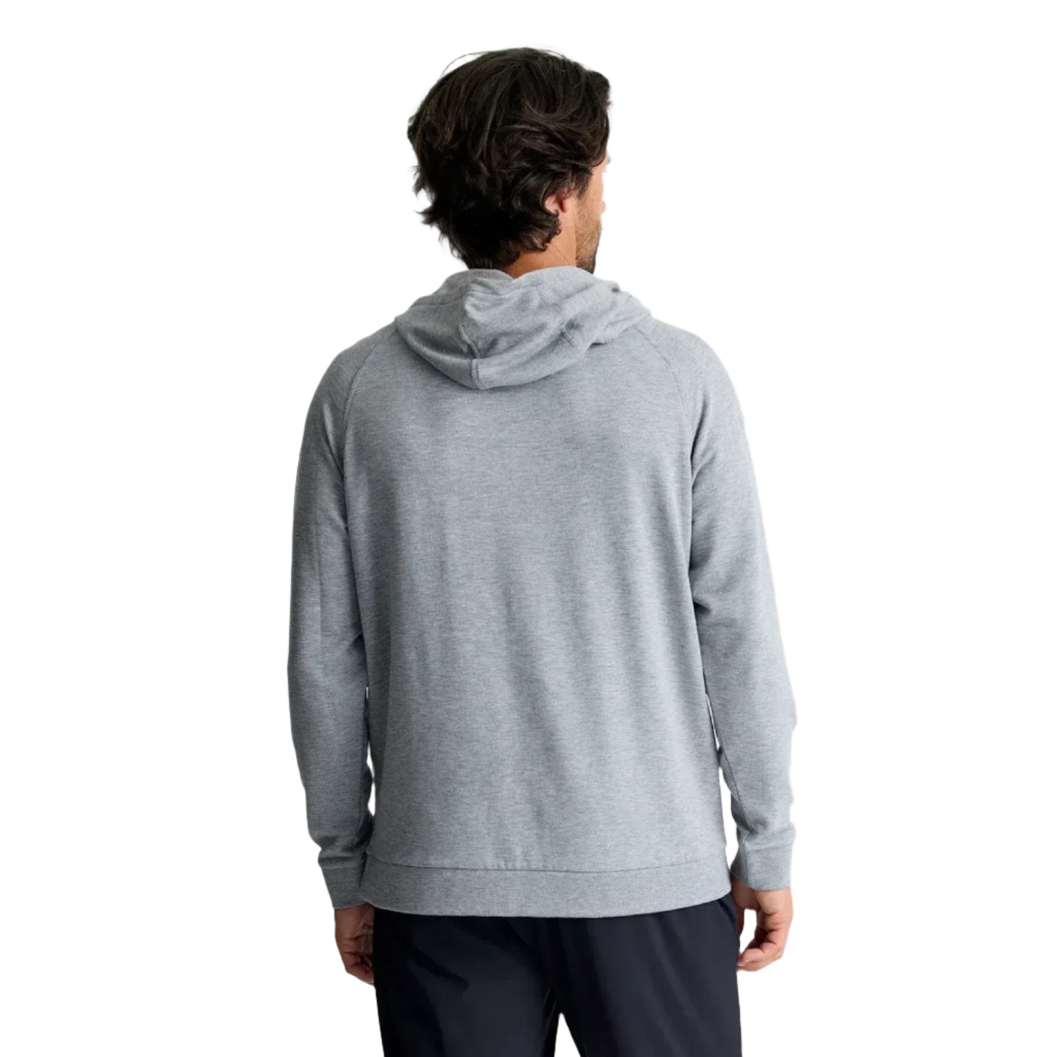 Free Fly Apparel 01. MENS APPAREL - MENS HOODIES|SWEATERS - MENS PO HOODY Men's Bamboo Lightweight Fleece Hoody HEATHER GREY