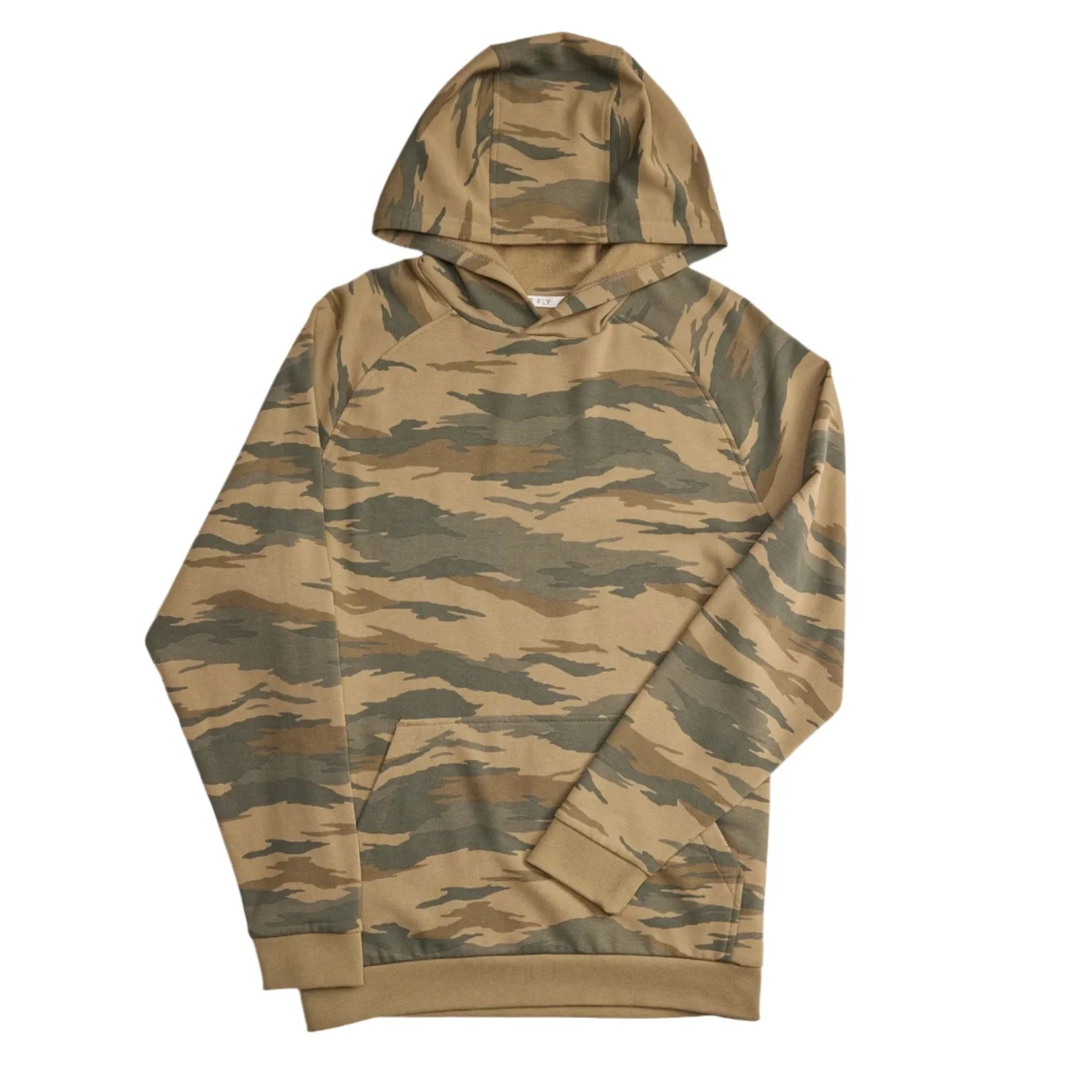 Free Fly Apparel 01. MENS APPAREL - MENS HOODIES|SWEATERS - MENS PO HOODY Men's Bamboo Lightweight Fleece Hoody CONGAREE CAMO