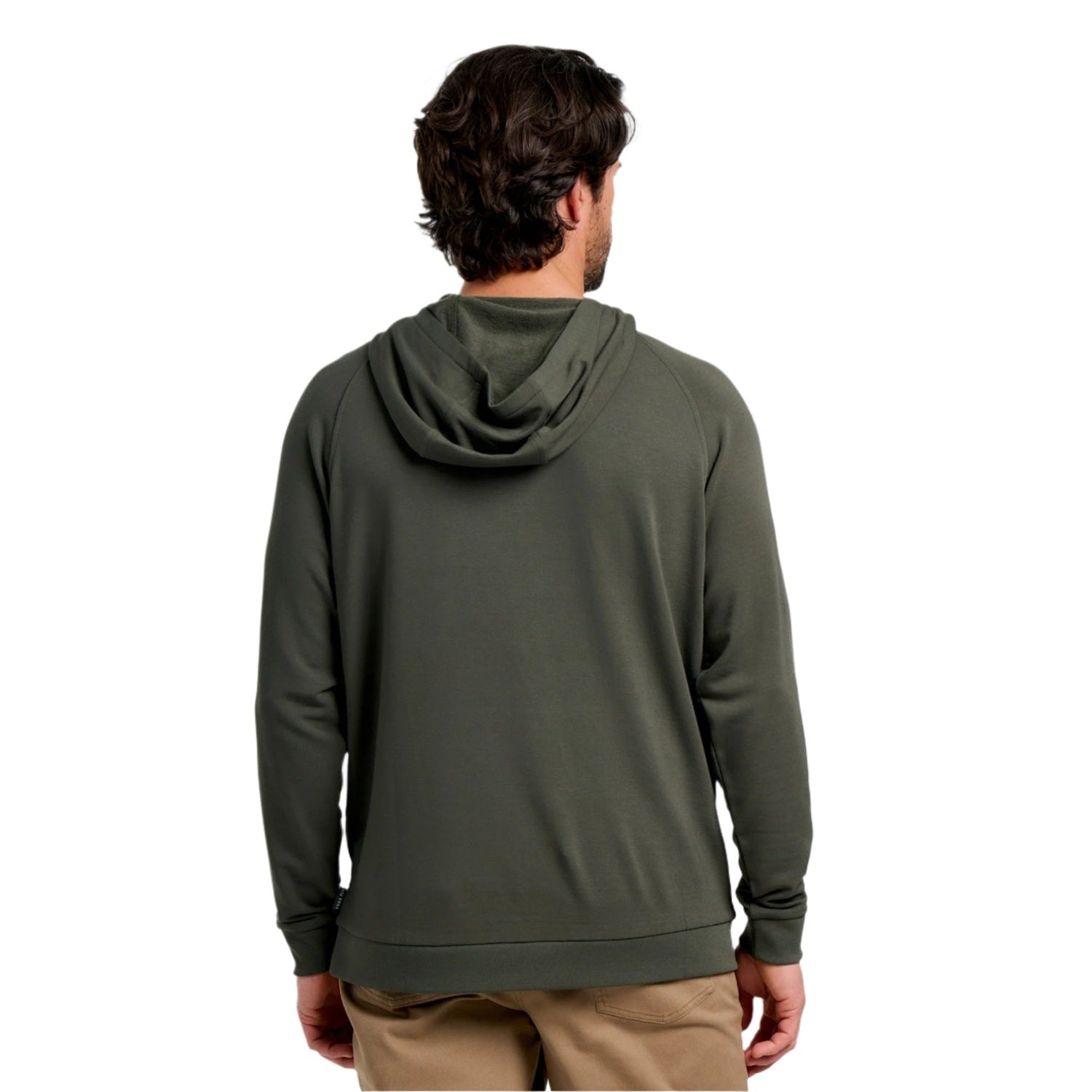 Free Fly Apparel 01. MENS APPAREL - MENS HOODIES|SWEATERS - MENS PO HOODY Men's Bamboo Lightweight Fleece Hoody DARK FOREST