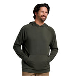 Free Fly Apparel 01. MENS APPAREL - MENS HOODIES|SWEATERS - MENS PO HOODY Men's Bamboo Lightweight Fleece Hoody DARK FOREST