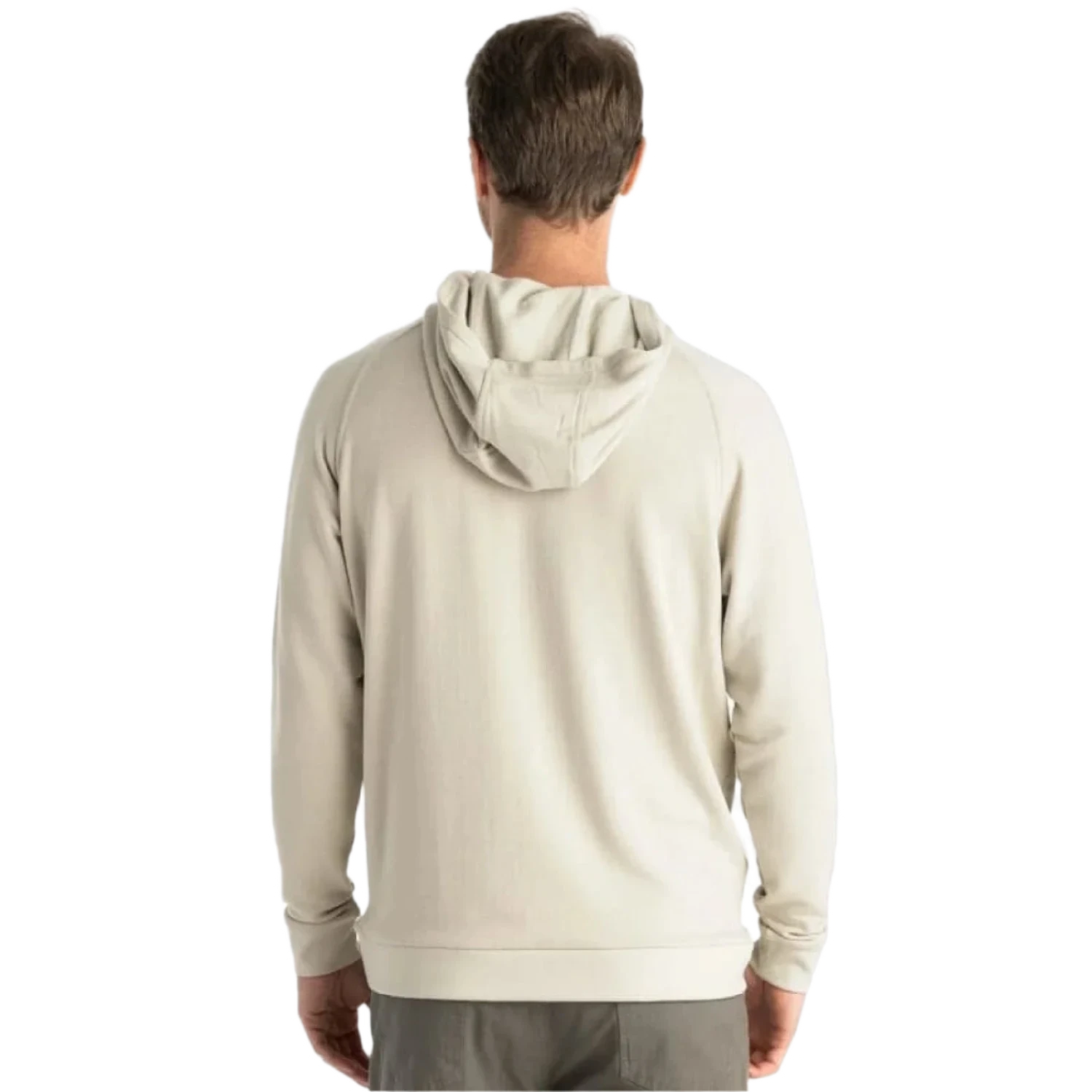 Free Fly Apparel 01. MENS APPAREL - MENS HOODIES|SWEATERS - MENS PO HOODY Men's Bamboo Lightweight Fleece Hoody SANDSTONE