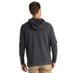 Free Fly Apparel 01. MENS APPAREL - MENS HOODIES|SWEATERS - MENS PO HOODY Men's Bamboo Lightweight Fleece Hoody BLACK SAND