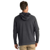 Free Fly Apparel 01. MENS APPAREL - MENS HOODIES|SWEATERS - MENS PO HOODY Men's Bamboo Lightweight Fleece Hoody BLACK SAND