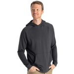 Free Fly Apparel 01. MENS APPAREL - MENS HOODIES|SWEATERS - MENS PO HOODY Men's Bamboo Lightweight Fleece Hoody BLACK SAND