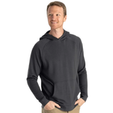 Free Fly Apparel 01. MENS APPAREL - MENS HOODIES|SWEATERS - MENS PO HOODY Men's Bamboo Lightweight Fleece Hoody BLACK SAND