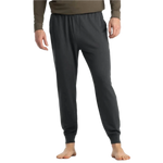 Free Fly Apparel 01. MENS APPAREL - MENS PANTS - MENS PANTS LOUNGE Men's Bamboo Lightweight Fleece Jogger BLACK SAND