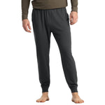 Free Fly Apparel 01. MENS APPAREL - MENS PANTS - MENS PANTS LOUNGE Men's Bamboo Lightweight Fleece Jogger BLACK SAND