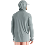 Free Fly Apparel 01. MENS APPAREL - MENS LS SHIRTS - MENS LS HOODY Men's Bamboo Lightweight Hoodie SLATE