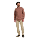 Free Fly Apparel 01. MENS APPAREL - MENS LS SHIRTS - MENS LS HOODY Men's Bamboo Lightweight Hoodie NUTMEG