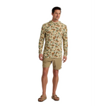 Free Fly Apparel 01. MENS APPAREL - MENS LS SHIRTS - MENS LS HOODY Men's Bamboo Lightweight Hoody VINTAGE CAMO