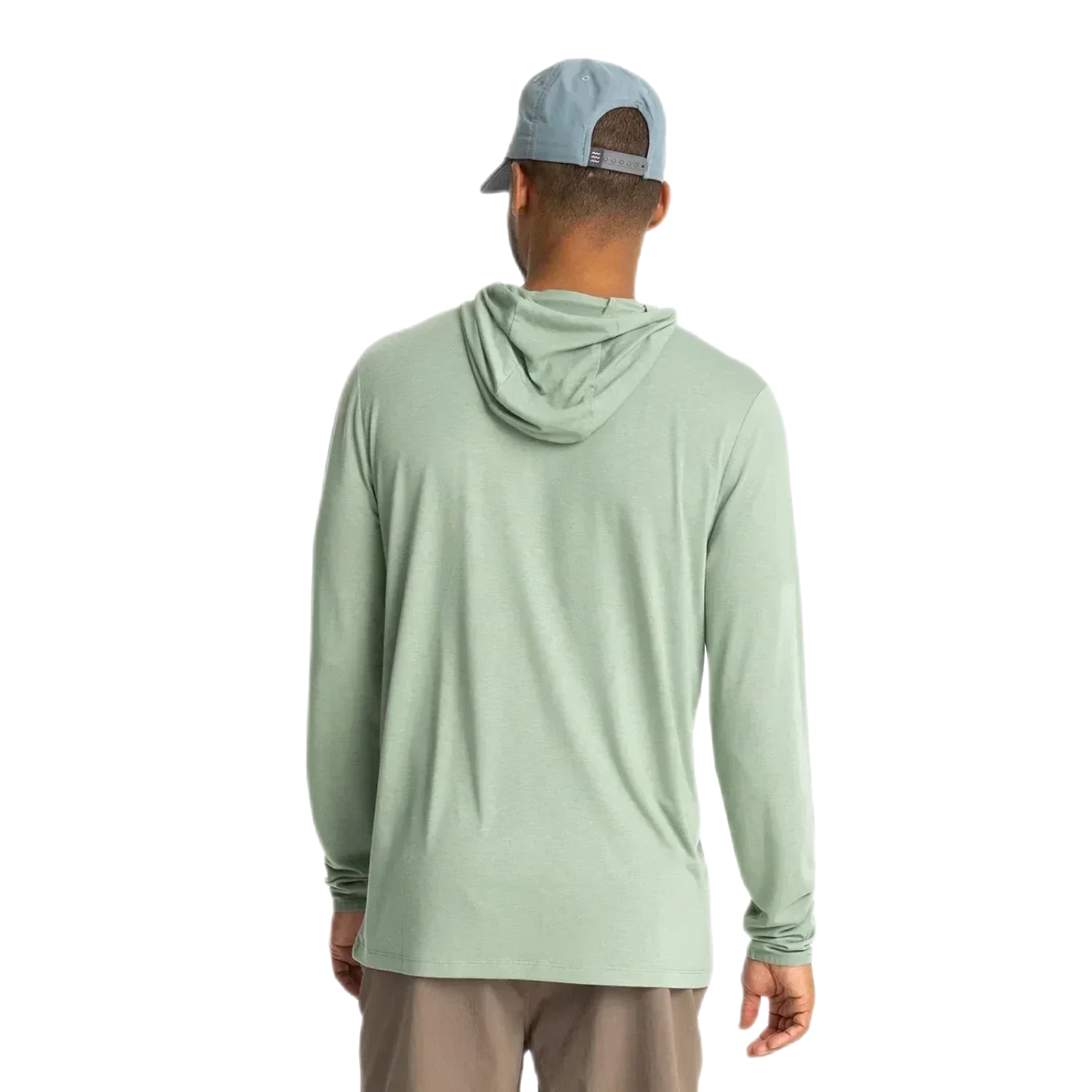 Free Fly Apparel 01. MENS APPAREL - MENS LS SHIRTS - MENS LS HOODY Men's Bamboo Lightweight Hoody PALM GREEN