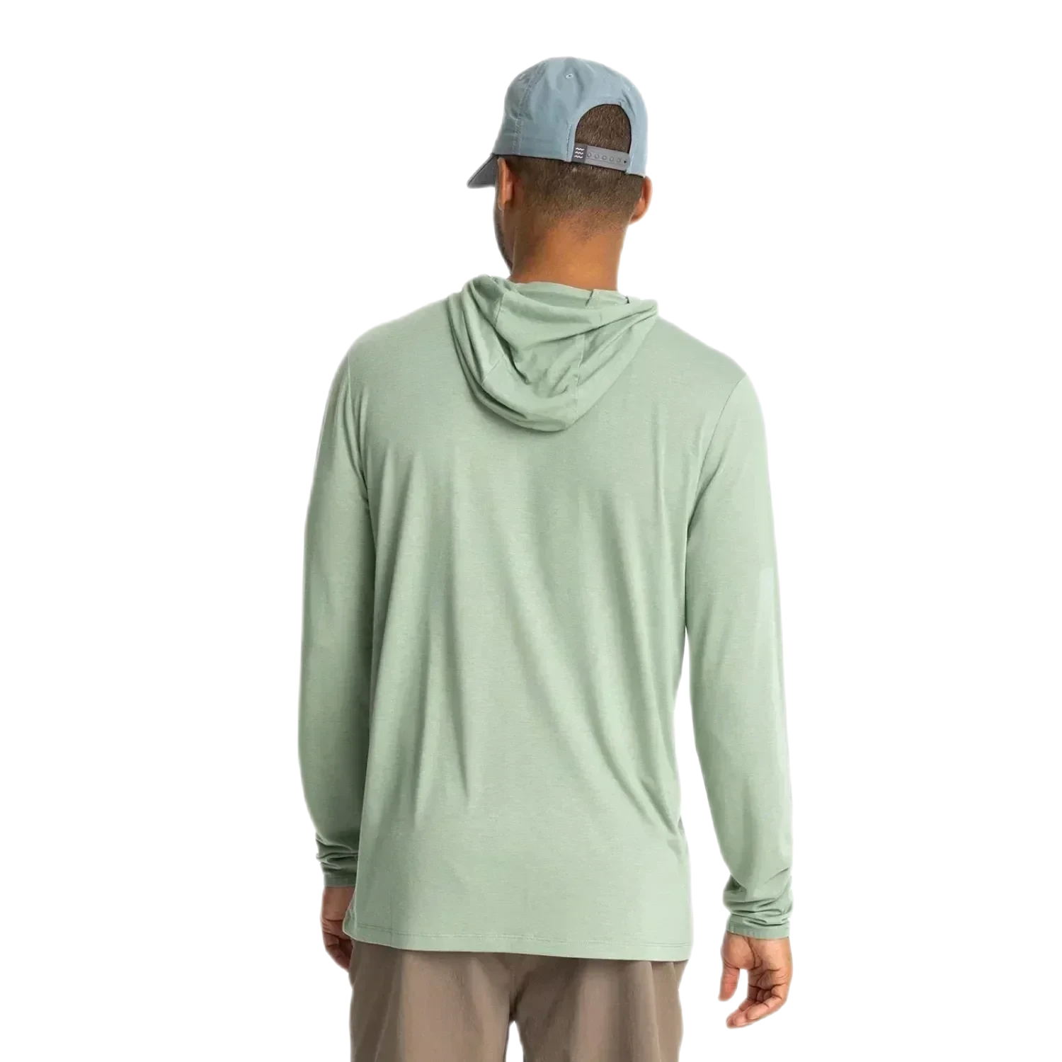 Free Fly Apparel 01. MENS APPAREL - MENS LS SHIRTS - MENS LS HOODY Men's Bamboo Lightweight Hoody PALM GREEN