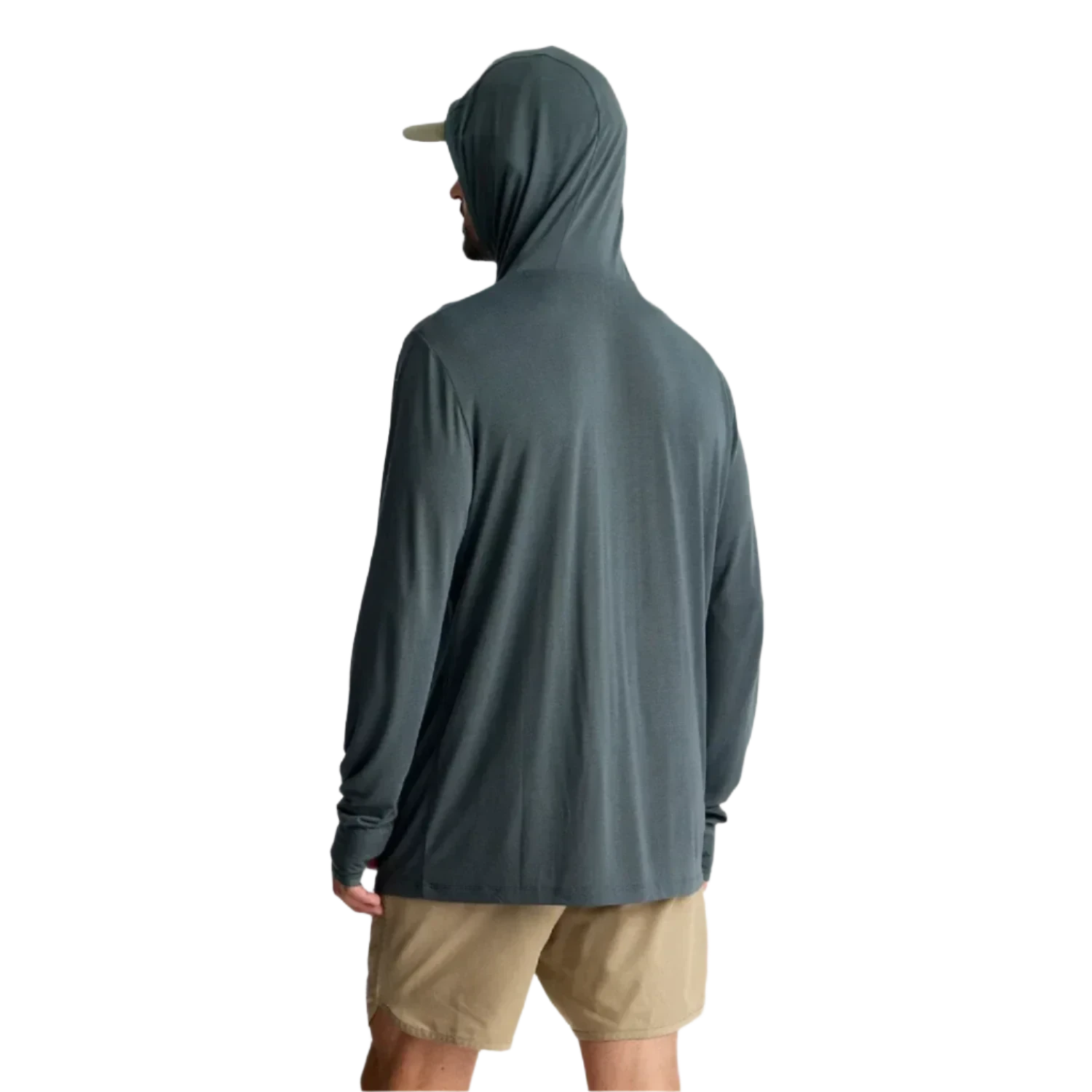 Free Fly Apparel 01. MENS APPAREL - MENS LS SHIRTS - MENS LS HOODY Men's Bamboo Lightweight Hoody MIDNIGHT