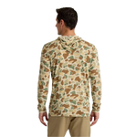 Free Fly Apparel 01. MENS APPAREL - MENS LS SHIRTS - MENS LS HOODY Men's Bamboo Lightweight Hoodie VINTAGE CAMO