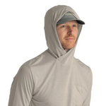 Free Fly Apparel 01. MENS APPAREL - MENS LS SHIRTS - MENS LS HOODY Men's Bamboo Lightweight Hoody SANDSTONE